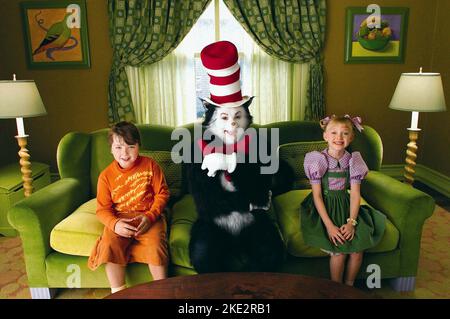 IL CAT IN THE HAT, SPENCER BRESLIN, MIKE MYERS, DAKOTA FANNING, 2003 Foto Stock