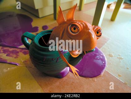 Il gatto nel cappello, il pesce, 2003 Foto Stock