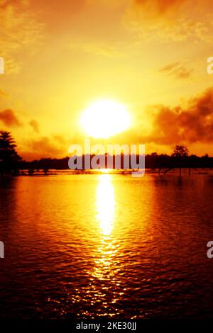 Splendidi tramonti e albe nello Sri Lanka Foto Stock