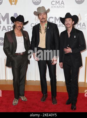 Nashville, Tennessee, Stati Uniti. 9th Nov 2022. Midland agli arrivi per la Country Music Association 56th Annual CMA Awards, Bridgestone Arena, Nashville, TN 9 novembre 2022. Credit: MORA/Everett Collection/Alamy Live News Foto Stock