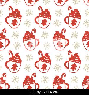 Natale Pattern senza giunture Illustrazione Vettoriale