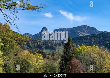 Suisse, Svizzera, Vaud, Waadt, Canton Vaud, Kanton Waadt, Vaud, Waadt, automne, Herbst, autunno, Montreux, ville, Stadt, Città, città, Son Foto Stock