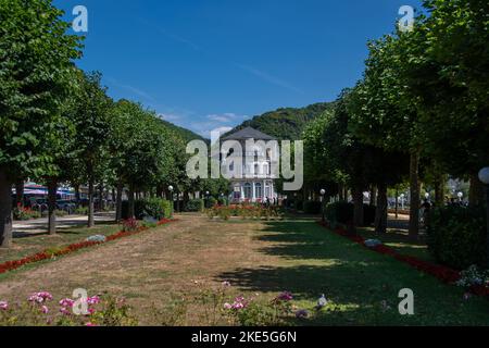 Bad EMS, Germania 24 luglio 2022, il parco termale e casinò di Bad EMS Foto Stock