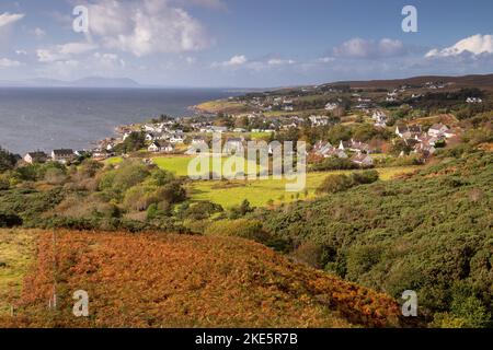 Gairloch sulla costa atlantica di Wester Ross, Scozia Foto Stock