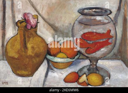 Paula Modersohn-Becker - Still Life with Goldfish - c1906 Foto Stock