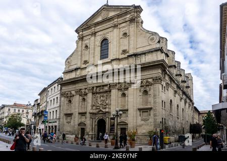 Museo lapidaire, Chapelle du Collège des Jésuites, Avignone, Francia. Museo che ospita collezioni storiche, opere d'arte e biblioteche. Foto Stock