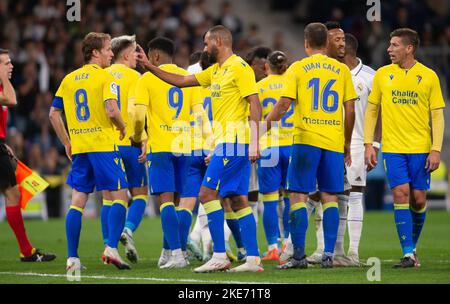 Madrid, Spagna. 10th Nov 2022. La Liga incontro di calcio spagnolo la Liga Real Madrid vs Cadice allo stadio Santiago Bernabeu, 10 novembre 2022. 900/Cordon Press Credit: CORDON PRESS/Alamy Live News Foto Stock