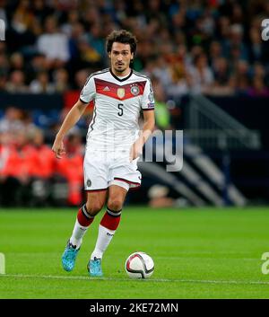 Francoforte, Germania. 14th Ott 2014. 10th novembre 2022, DFB-Campus, Francoforte, conferenza stampa per annunciare la squadra della squadra nazionale senior, nella conferenza stampa fotografica per annunciare la squadra della squadra nazionale senior Mats Hummels (Germania) non è nella squadra di Coppa del mondo di allenatore Hansi Flick (Germania) Credit: dpa/Alamy Live News Foto Stock