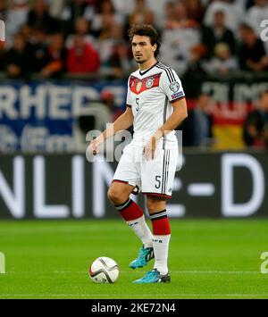 Francoforte, Germania. 14th Ott 2014. 10th novembre 2022, DFB-Campus, Francoforte, conferenza stampa per annunciare la squadra della squadra nazionale senior, nella conferenza stampa fotografica per annunciare la squadra della squadra nazionale senior Mats Hummels (Germania) non è nella squadra di Coppa del mondo di allenatore Hansi Flick (Germania) Credit: dpa/Alamy Live News Foto Stock