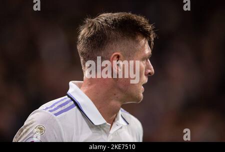 Madrid, Spagna. 10th Nov 2022. La Liga incontro di calcio spagnolo la Liga Real Madrid vs Cadice allo stadio Santiago Bernabeu, 10 novembre 2022. Kroos 900/Cordon Press Credit: CORDON PRESS/Alamy Live News Foto Stock