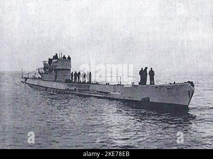 Sottomarino tedesco U-530, tipo IXC/40 U-boat del Kriegsmarine della Germania nazista durante la seconda guerra mondiale Foto Stock
