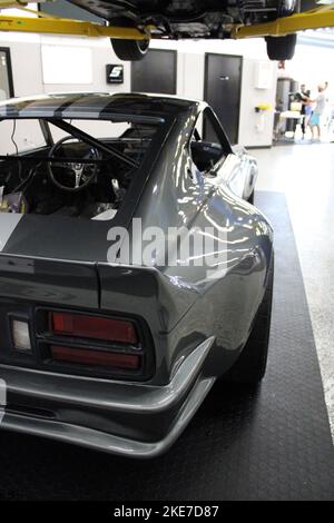 Auto da corsa Datsun Z WideBody Foto Stock