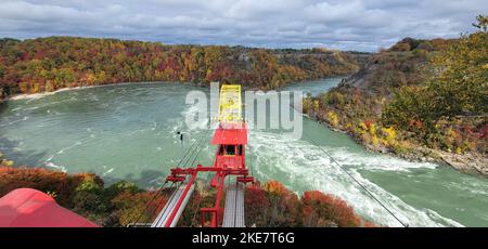Whirlpool Aero Car, attrazione turistica a Niagara Falls, Canada Foto Stock