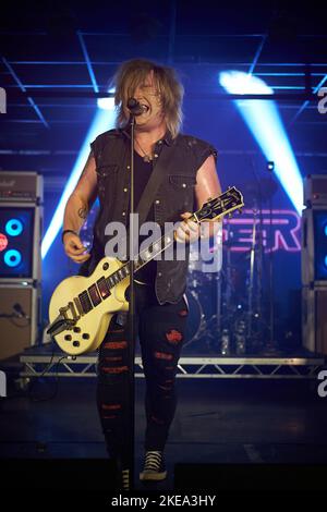 Twister, in concerto all'Hard Rock Hell XV, novembre 2022, foto di John Lambeth. Foto Stock