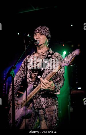 Blitz, esecuzione dal vivo all'Hard Rock Hell XV, novembre 2022, foto di John Lambeth. Foto Stock