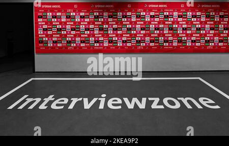 Visitare RheinEnergieStadion - il parco giochi ufficiale del FC Koln, Germania Foto Stock