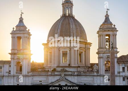 Chiesa di Sant'Agnese in Agone, Piazza Navona, Roma, Lazio, Italia, Europa Foto Stock