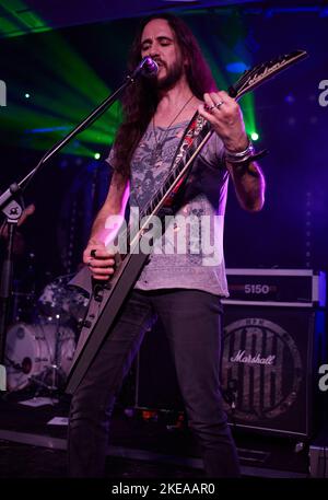 Baranovich, in concerto all'Hard Rock Hell XV, novembre 2022, foto di John Lambeth. Foto Stock