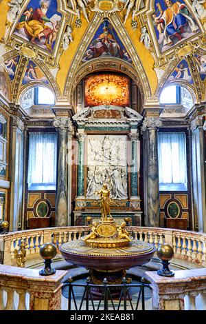 Roma Lazio Italia. La Basilica di Santa Maria maggiore (Basilica Papale di Santa Maria maggiore), il Battistero Foto Stock