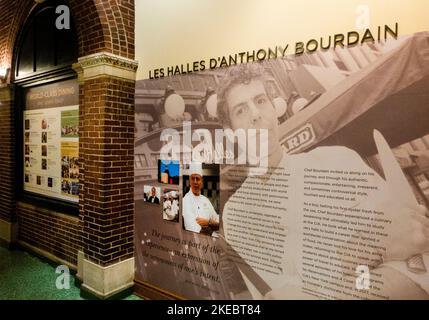 Les Halles D'Anthony Bourdain storia della vita presso l'Istituto culinario d'America a Hyde Park NY Foto Stock