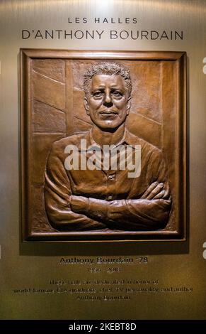 Les Halles D'Anthony Bourdain storia della vita presso l'Istituto culinario d'America a Hyde Park NY Foto Stock