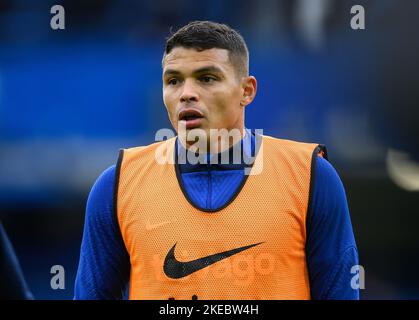 06 Nov 2022 - Chelsea contro Arsenal - Premier League - Stamford Bridge Thiago Silva di Chelsea durante la partita della Premier League a Stamford Bridge. Foto : Mark Pain / Alamy Foto Stock