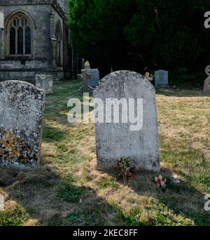 Tomba di Siegfried Sassoon, St Andrews Mells Foto Stock