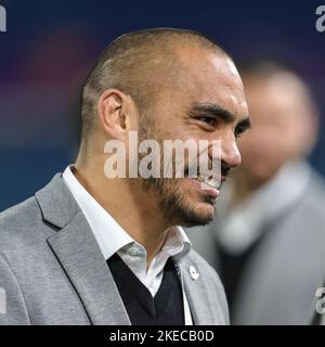 Leeds, Regno Unito. 11th Nov 2022. Leeds, Regno Unito. 11th Nov 2022. Thomas Leuluai è presente durante la partita semifinale di Coppa del mondo di Rugby 2021 Australia vs Nuova Zelanda a Elland Road, Leeds, Regno Unito, 11th novembre 2022 (Photo by Mark Cosgrove/News Images) Credit: News Images LTD/Alamy Live News Foto Stock