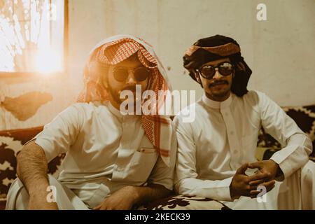 Arabia Saudita, provincia di Najran, Najran, arabo, ritratto Foto Stock