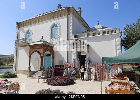 Harem, Sitorai Mokhi Khosa (Palazzo delle Stelle della Luna) - l'ultimo Palazzo Estivo di Emir, Bukhara, Provincia di Bukhara, Uzbekistan, Asia Centrale Foto Stock