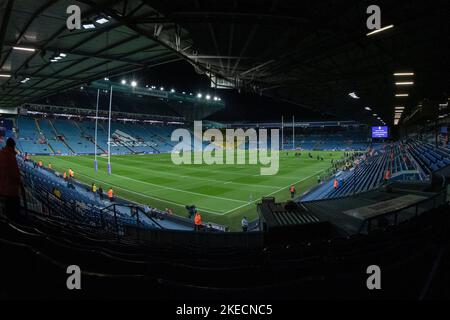 Leeds, Regno Unito. 11th Nov 2022. Elland Road prima della semifinale della Coppa del mondo di Rugby 2021 tra Australia e Nuova Zelanda a Elland Road, Leeds, venerdì 11th novembre 2022. (Credit: Trevor Wilkinson | NOTIZIE MI) Credit: NOTIZIE MI e sport /Alamy Live News Foto Stock