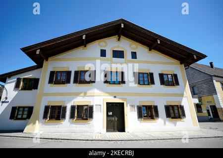 Germania, Baviera, alta Baviera, Contea di Altötting, Marktl am Inn, Luogo di nascita di Papa Benedetto XVI. Foto Stock