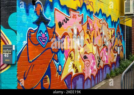 Street Art, Northcote, Melbourne, Victoria, Australia Foto Stock