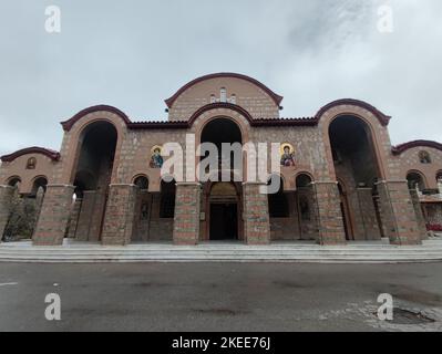 monastero di panagia sumela in veria, imathia, macedonia, grecia Foto Stock