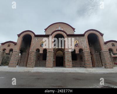 monastero di panagia sumela in veria, imathia, macedonia, grecia Foto Stock