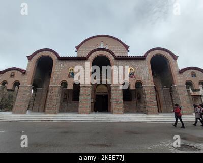 monastero di panagia sumela in veria, imathia, macedonia, grecia Foto Stock