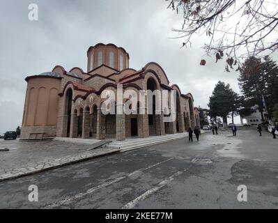 monastero di panagia sumela in veria, imathia, macedonia, grecia Foto Stock