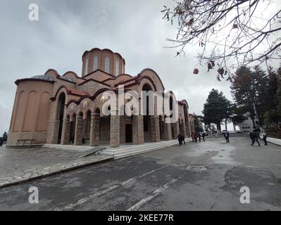 monastero di panagia sumela in veria, imathia, macedonia, grecia Foto Stock