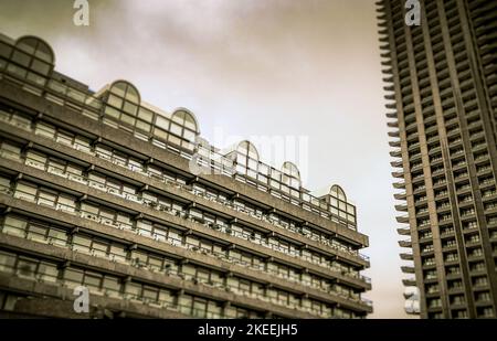 Londra, City, Architektur, Barbican Centre Foto Stock