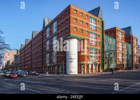 Condominio postmoderno di Aldo Rossi, Kochstrasse, Berlino, Germania Foto Stock