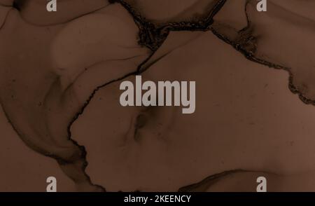 Astratto Chocolate Texture. Crema marrone Foto Stock