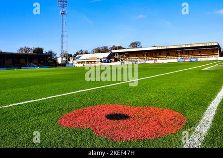 Cambridge Sabato 12th Novembre 2022. Vista generale all'interno dello stadio durante la partita della Sky Bet League 1 tra Cambridge United e Bolton Wanderers al R Costings Abbey Stadium di Cambridge sabato 12th novembre 2022. Credit: MI News & Sport /Alamy Live News Foto Stock