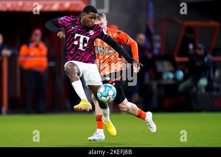 VOLENDAM, PAESI BASSI - 12 NOVEMBRE: Daishawn Redan del FC Utrecht durante la partita olandese di Eredivie tra il FC Volendam e il FC Utrecht allo stadio di Kras il 12 novembre 2022 a Volendam, Paesi Bassi (Foto di Jeroen Meuwsen/Orange Pictures) Foto Stock