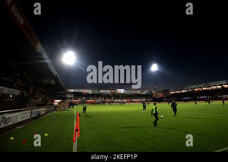 VOLENDAM - lo stadio Kras durante la partita olandese di Eredivie tra FC Volendam e FC Utrecht il 12 novembre 2022 a Volendam, Paesi Bassi. ANP JEROEN PUTMANS Foto Stock