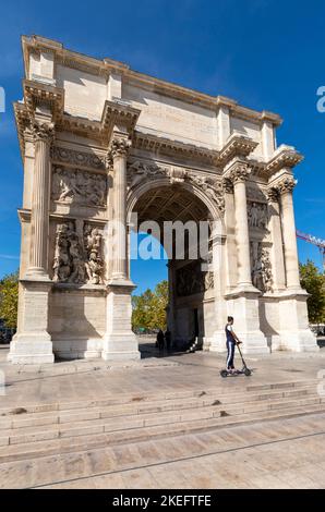 Porte d'Aix, Marsiglia, Provenza-Alpi-Costa Azzurra, Francia, Europa occidentale Foto Stock