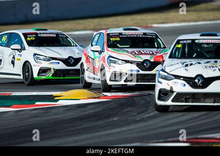 Durante il 14th° round della Clio Cup Europa 2022, dal 11 al 13 novembre 2022 sul circuito di Barcellona-Catalunya, a Montmelo, Spagna - Foto Xavi Bonilla/DPPI Foto Stock