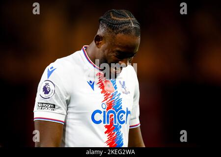 Nottingham, Regno Unito. 12th novembre 2022; il City Ground, Nottingham, Nottinghamshire, Inghilterra; Premier League Football, Nottingham Forest contro Crystal Palace; Jean-Philippe Mateta di Crystal Palace Credit: Action Plus Sports Images/Alamy Live News Foto Stock