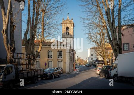 Torre dell'orologio (ex Torre della prigione) - Sintra, Portogallo Foto Stock