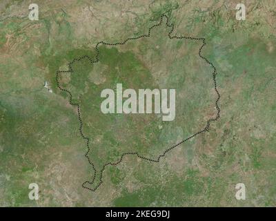 Haute-Kotto, prefettura della Repubblica Centrafricana. Mappa satellitare ad alta risoluzione Foto Stock