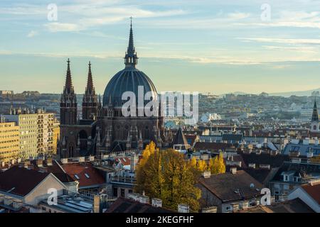 Wien, Vienna: chiesa Kirche Maria vom Assedio nel 15. Rudolfsheim-Fünfhaus, Vienna, Austria Foto Stock